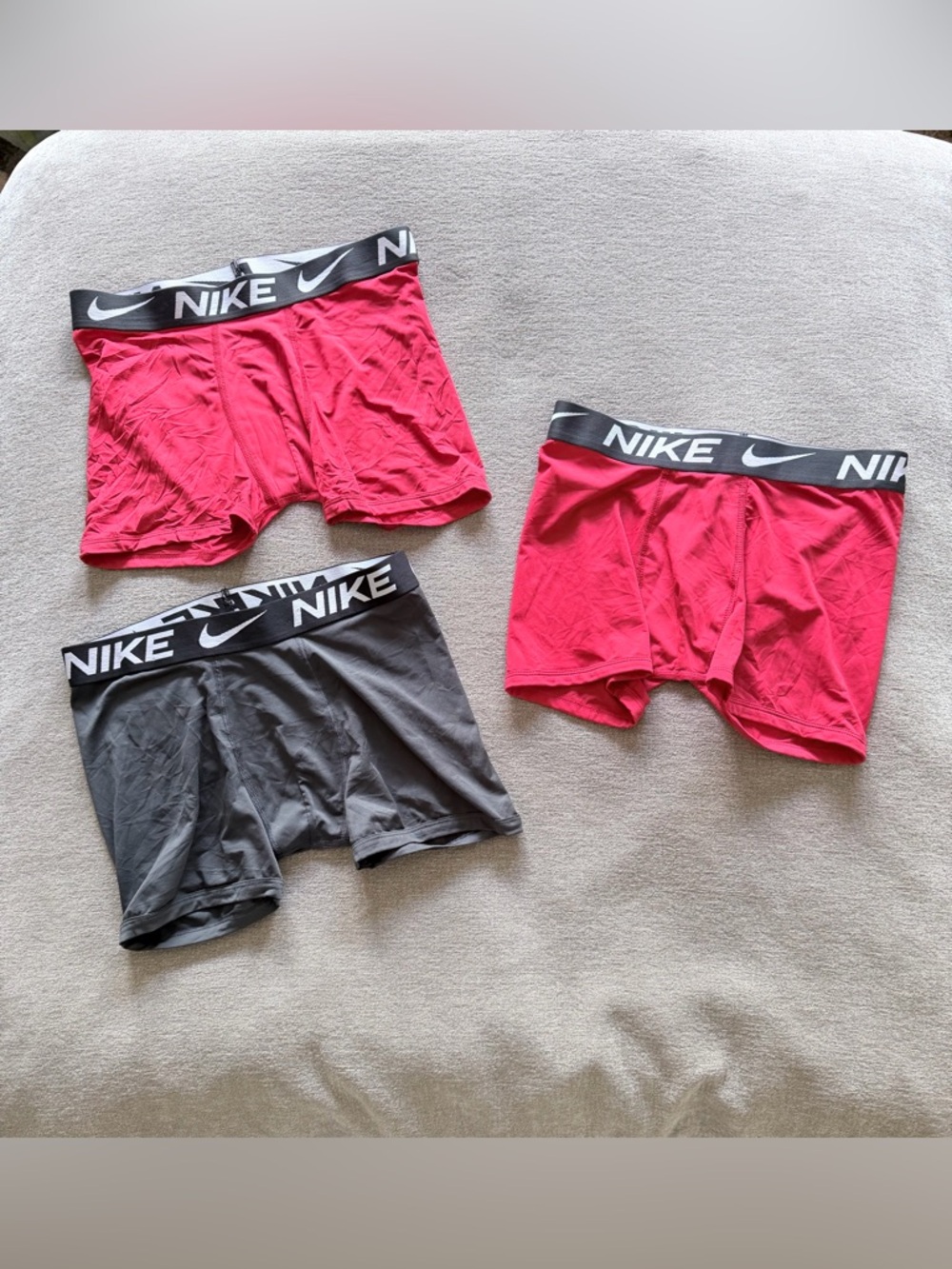 Nike Dri-FIT boxers 3 pack- size large